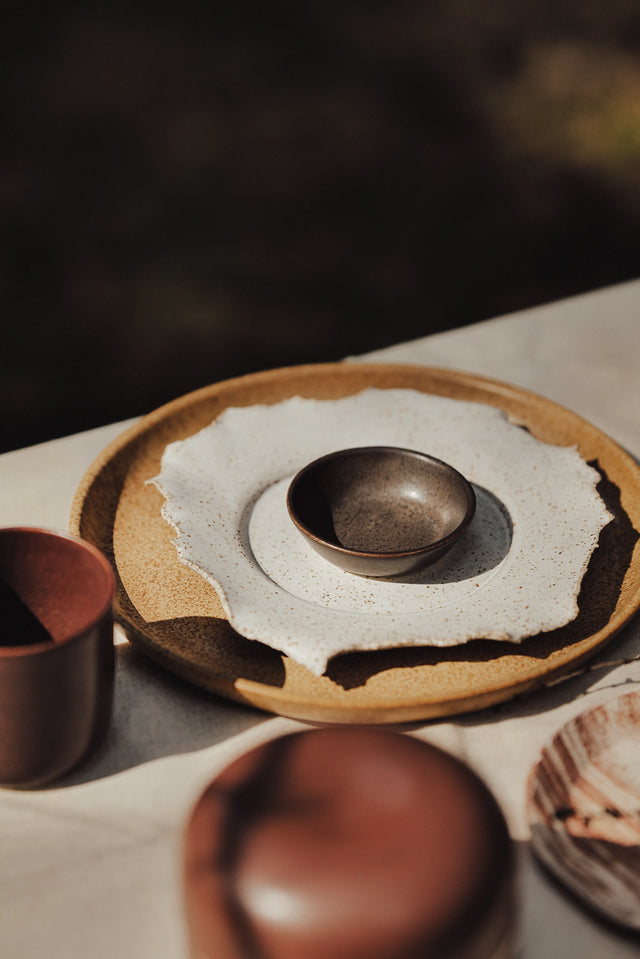 Nordland Large Plate - Ochre