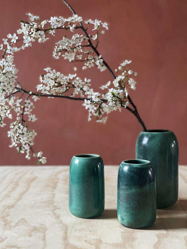 Nordland Small Vase - Forest Green