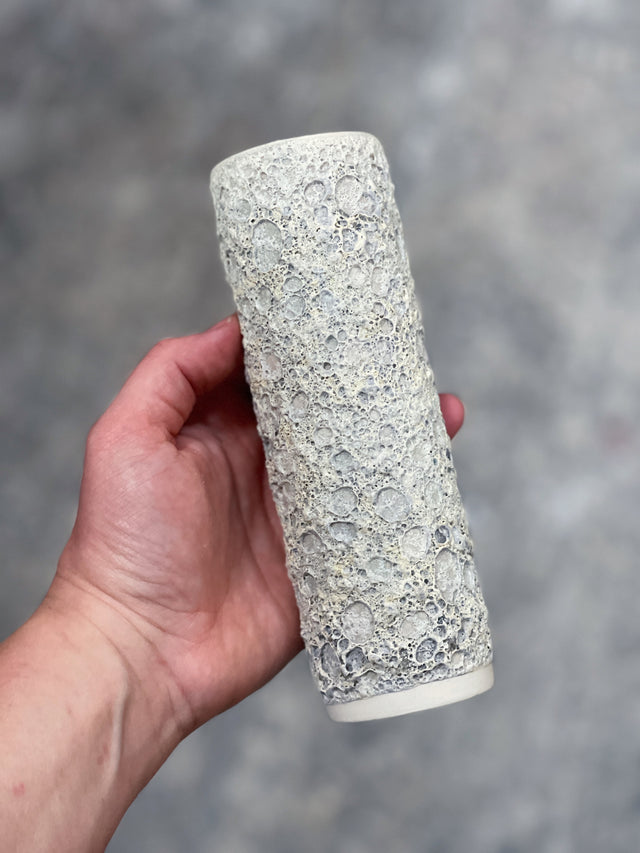 IO Medium Vase - Grey Crater