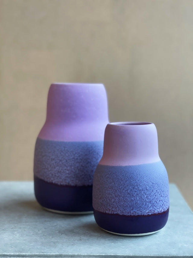 HORIZON small vase - purple/plum