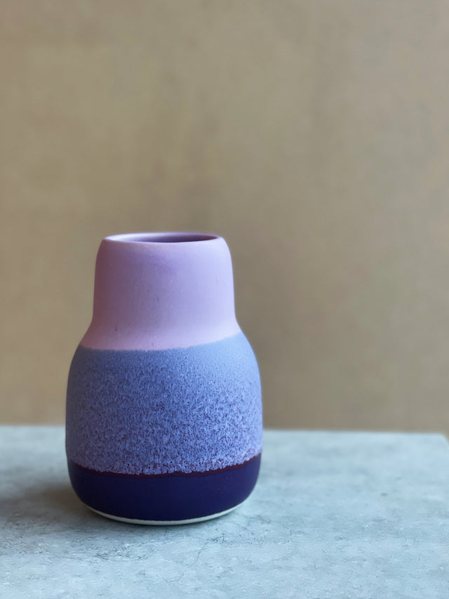 HORIZON small vase - purple/plum