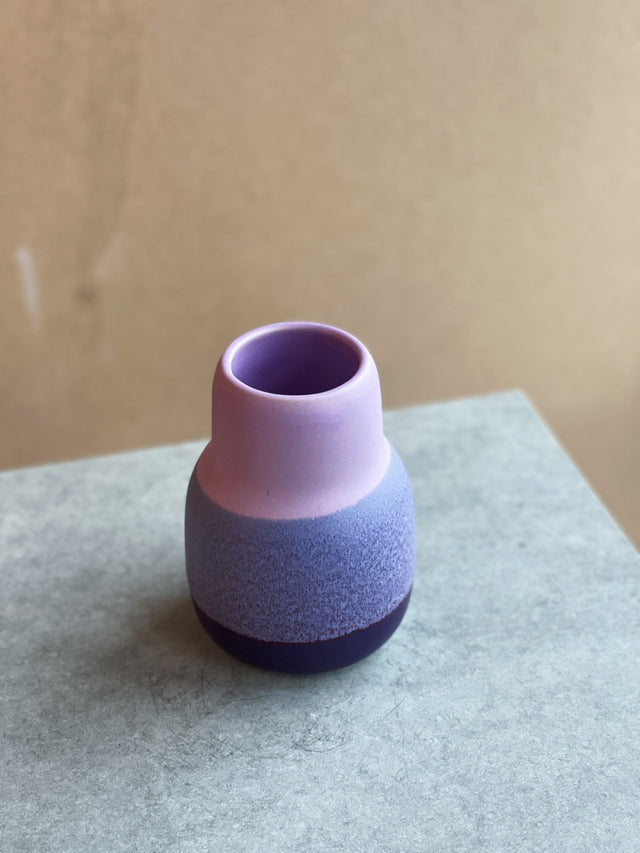 HORIZON small vase - purple/plum