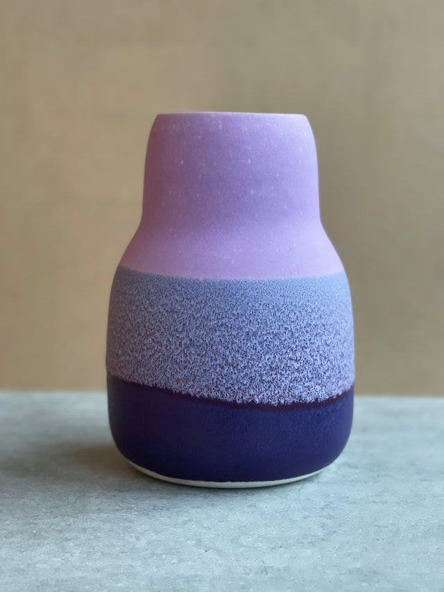 HORIZON large vase - matte purple/plum