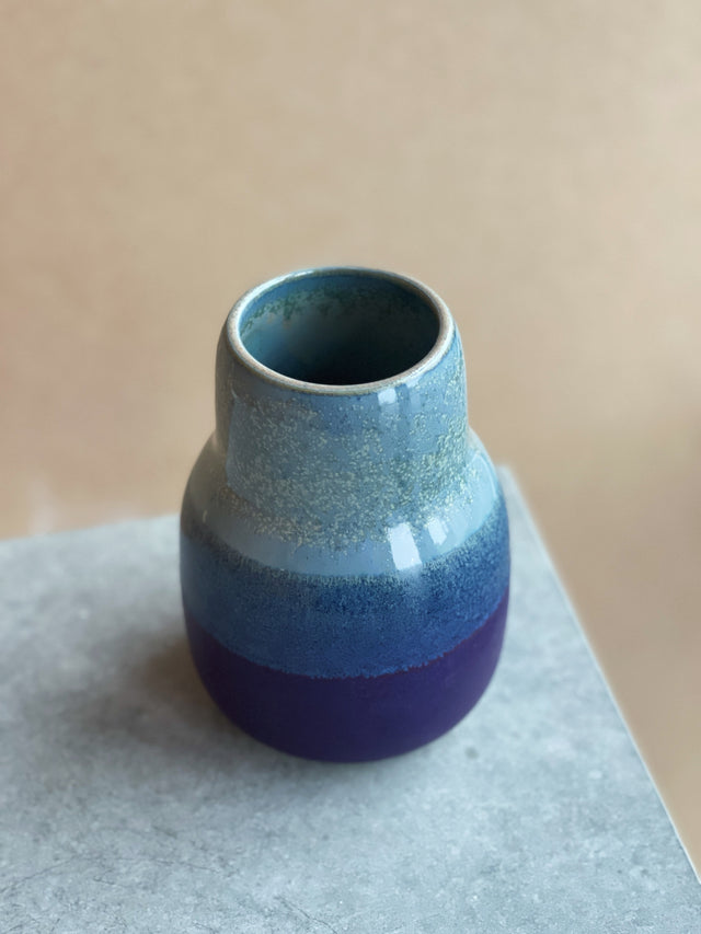 HORIZON small vase - moss/plum