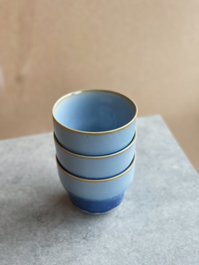 HORIZON large cup - glossy blue/cloud