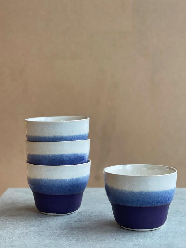 HORIZON large cup - snow/plum