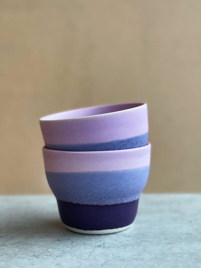 HORIZON large cup - matte purple/plum