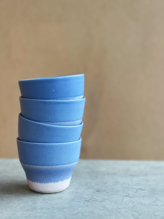 HORIZON medium cup - sky blue/sea rose