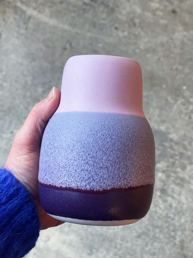 HORIZON small vase - purple/plum