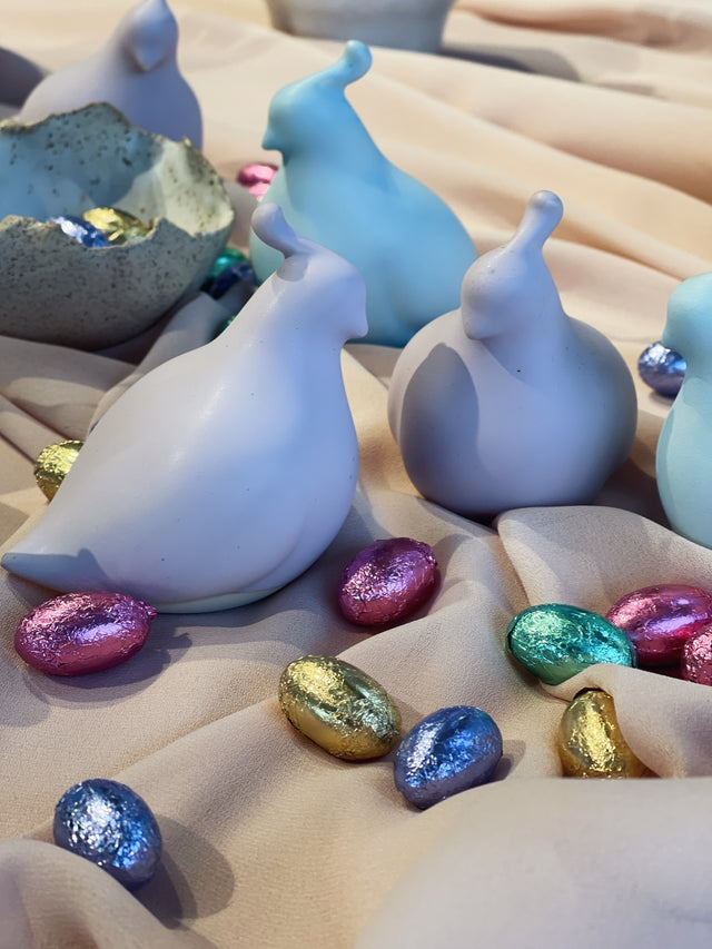 Large Quail - Pale Violet