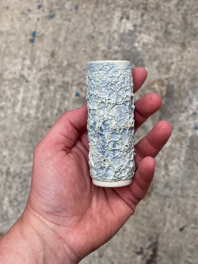 IO Small Vase - Blue Crater