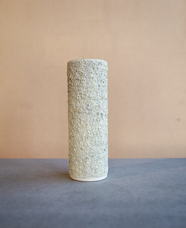 IO Tall Vase - Green Crater