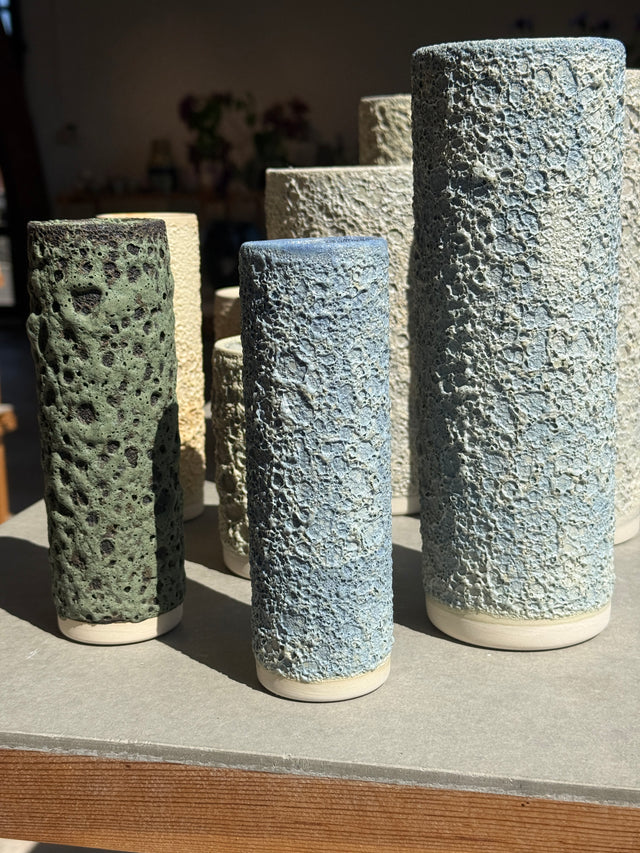 IO Medium Vase - Blue Crater
