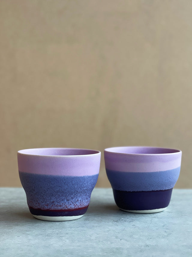 HORIZON large cup - matte purple/plum