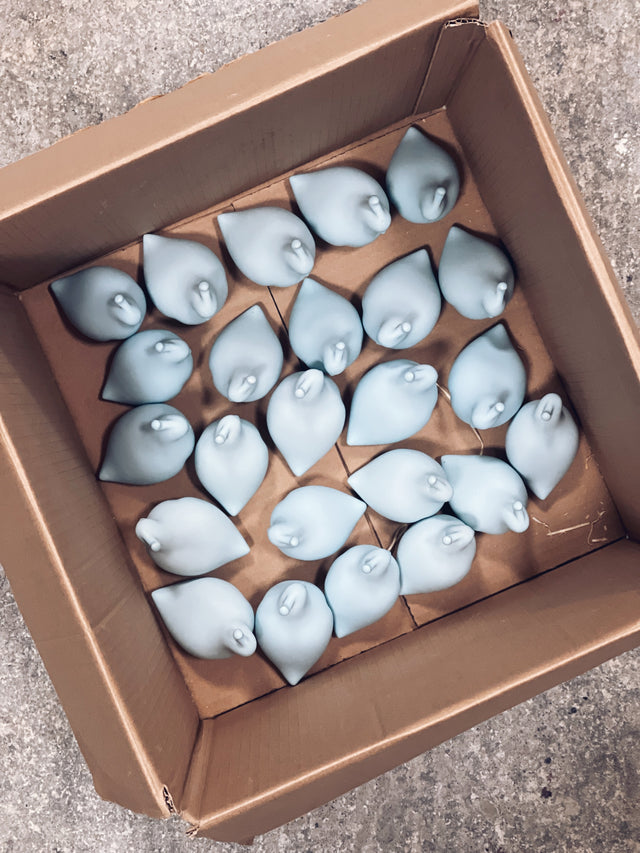 Large Quail - Powder Blue